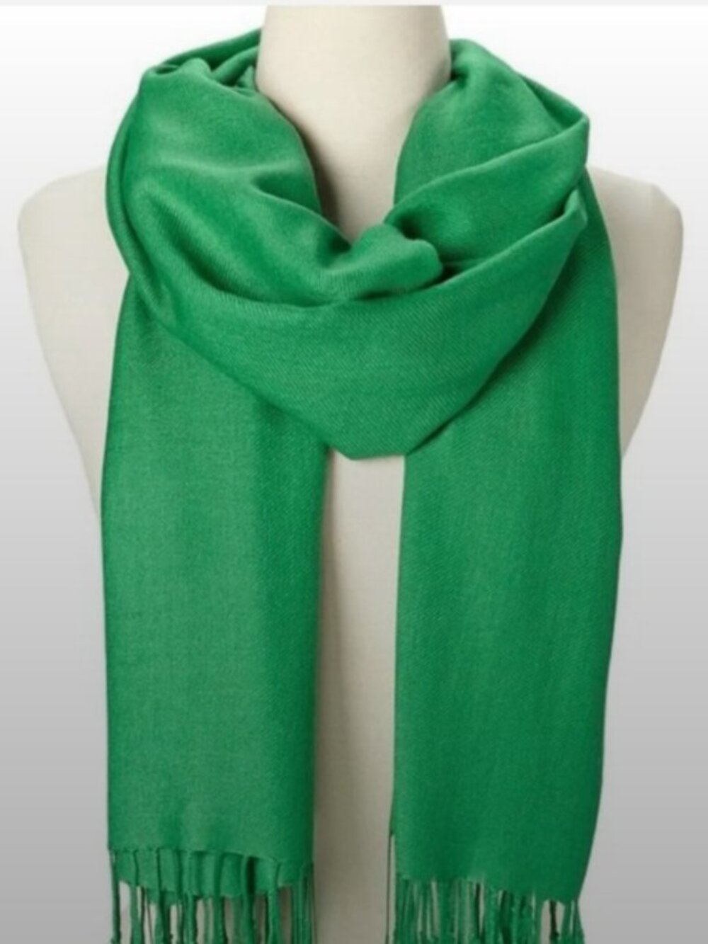 Oussum Women's Winter Viscose Scarf (Green)